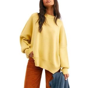 NWT Free People Easy Street Tunic Sweater